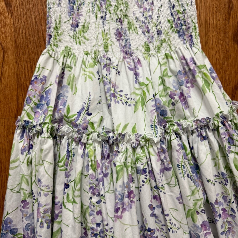 Hill House The Seraphina Midi Nap Strappy Dress in Wisteria size S - Picture 5 of 16